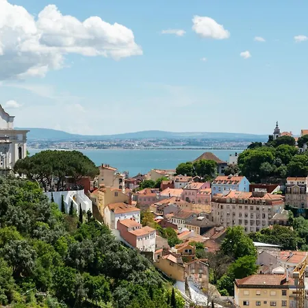 With A Cozy Private Terrace Specially At Night Lisbon